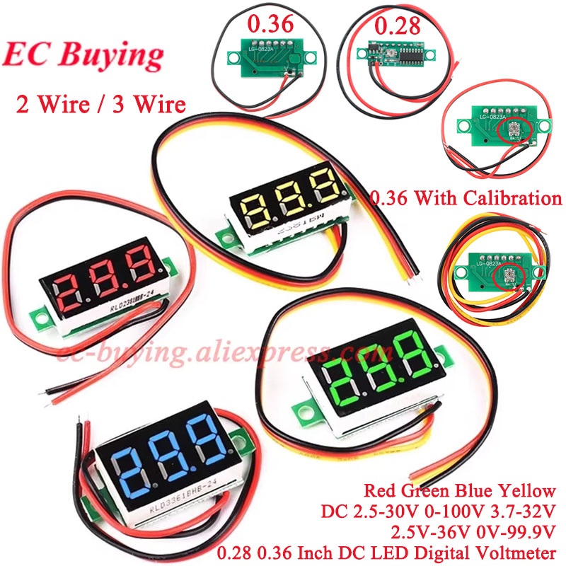 Power Supply Tester - 1Pc-10 Stuks 0.28 0.36 Inch DC