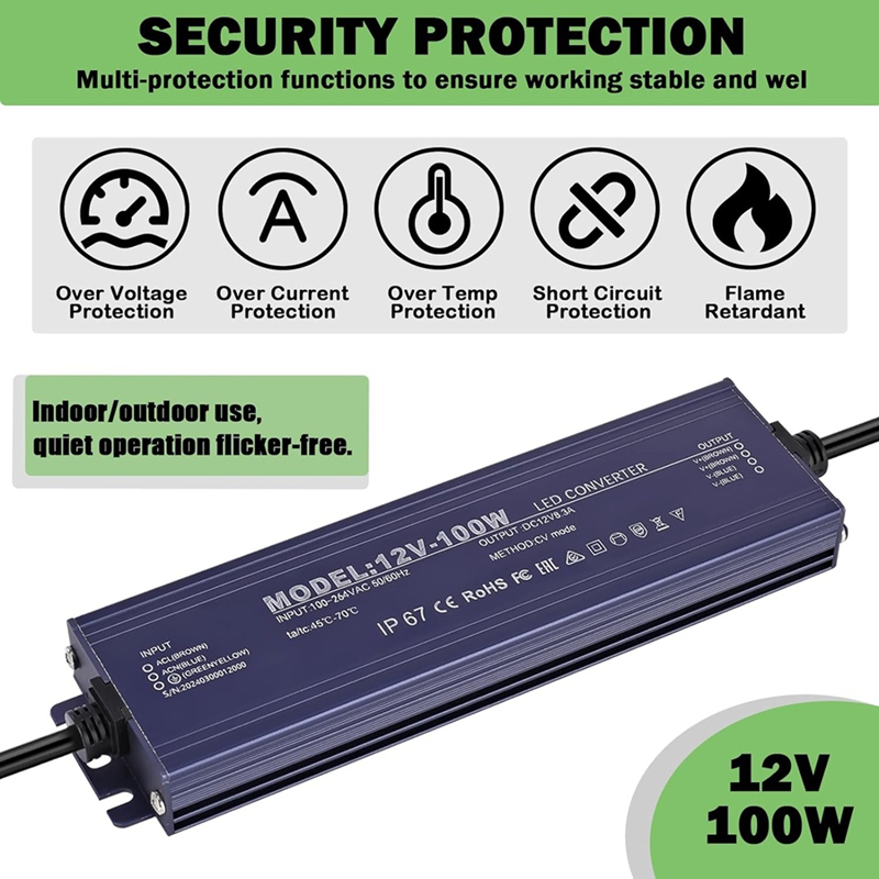 ● 12V LED-driver, IP67 waterdi - Dc Power Supply 12V recensie en prijs