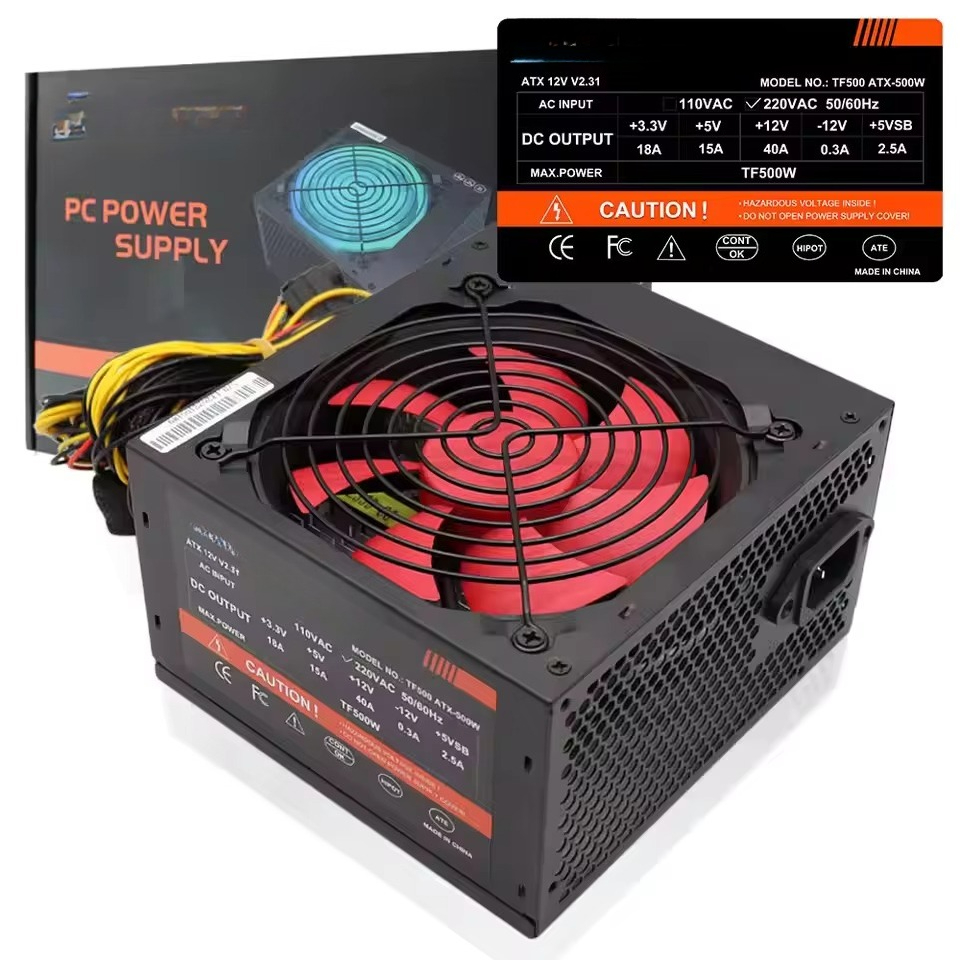 Computervoeding 500/600/700/80 - Atx Power Supply recensie en prijs