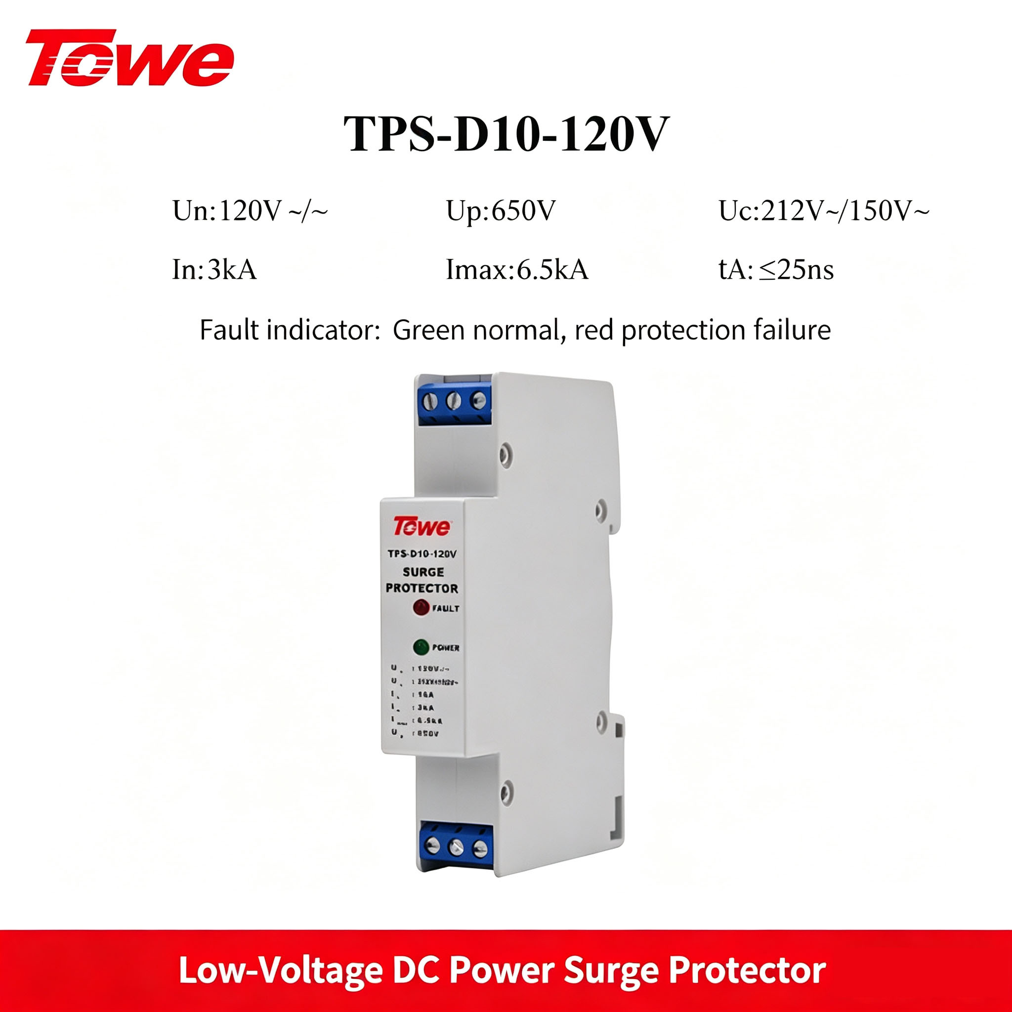 TOWE Type 3 DC SPD overspannin - Power Supply 12V recensie en prijs