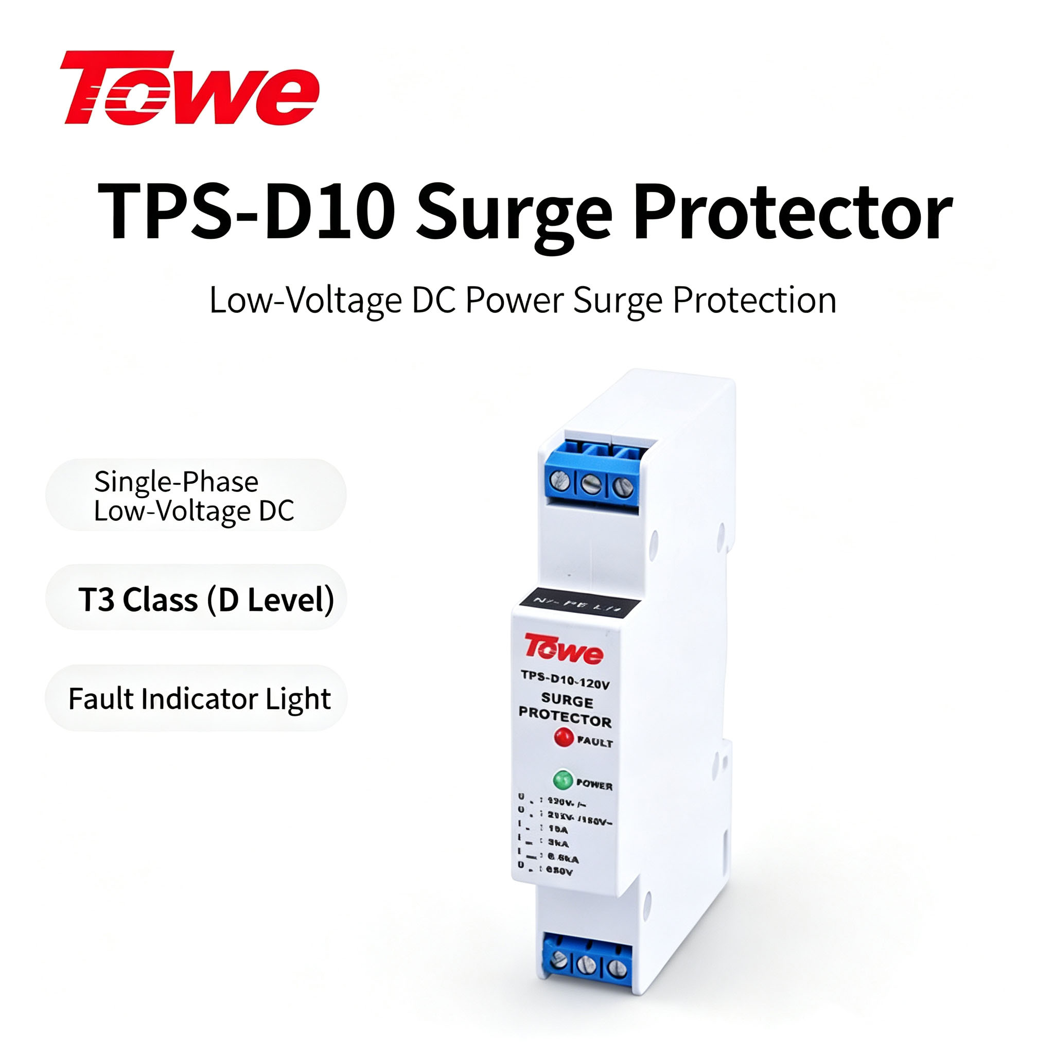 TOWE Type 3 DC SPD overspannin - Power Supply 12V recensie en prijs