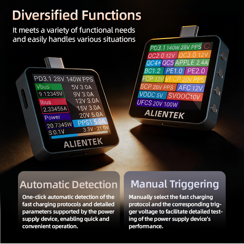 ALIENTEK C2 Type C USB-tester  - Power Supply Tester recensie en prijs