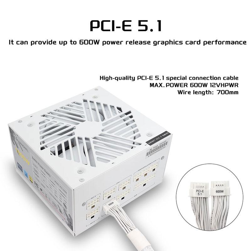 Wit 750 w 850 w 1000 W 1200 W  - Power Supply 750W recensie en prijs