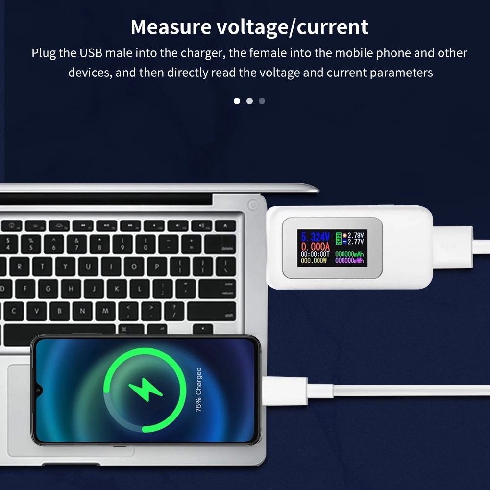 10-in-1 USB-tester DC digitale - Power Supply Tester recensie en prijs