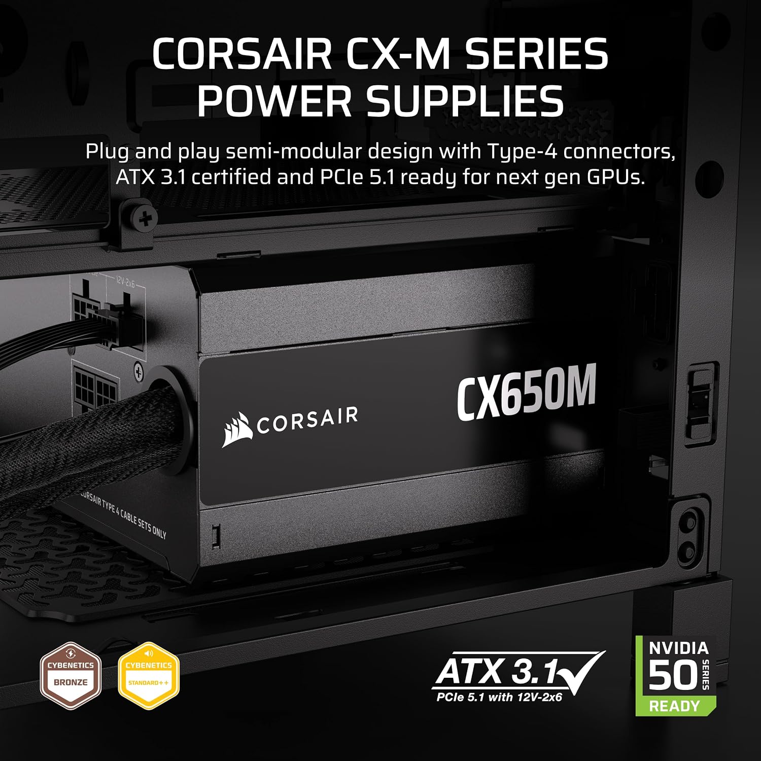 CX650M (2025) Semi-modulaire A - Power Supply 650W recensie en prijs