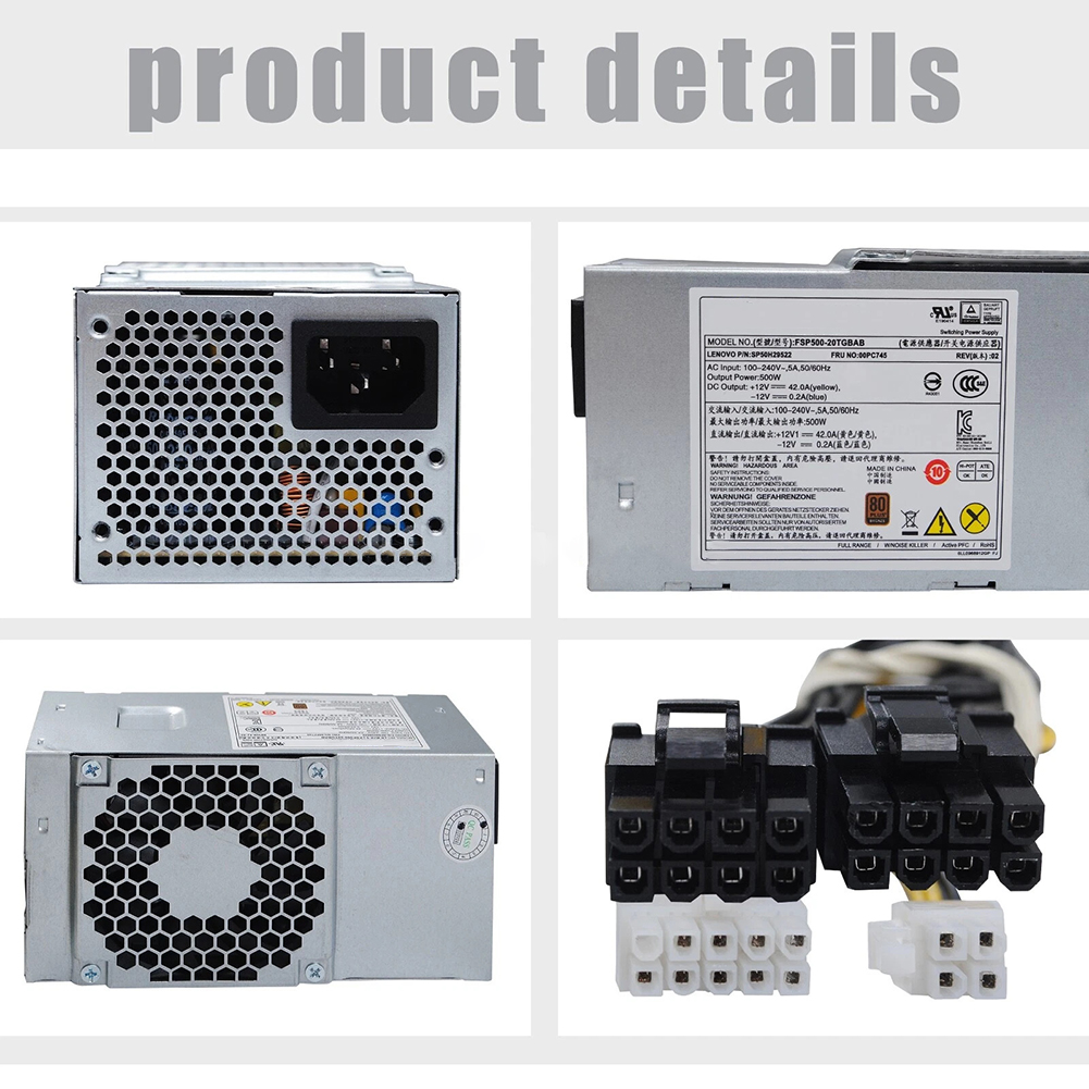 500W FSP500-20TGBAB PSU voor T - Psu Computer recensie en prijs
