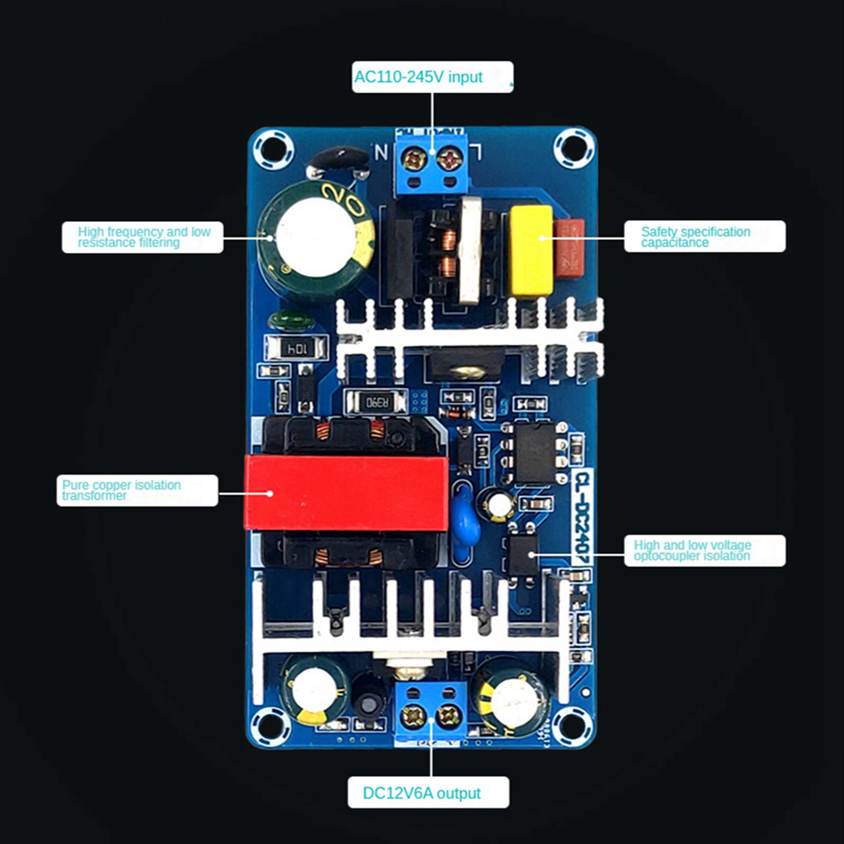 【OPENHEDENDE VERKLEINING VAN D - Dc Power Supply 12V recensie en prijs